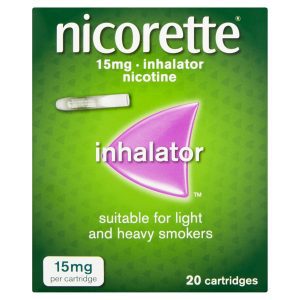 Nicorette 15mg Inhaler 20 Cartridges