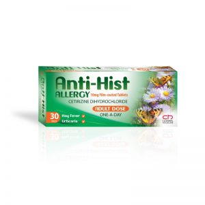 Anti-Hist Cetirizine Allergy 10mg Film-Coated Tablets 30