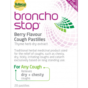 Buttercup Bronchostop Berry Flavour Cough Pastilles