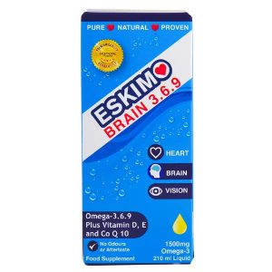 Eskimo Brainsharp Omega 3 6 9 & Co Q10 Liquid