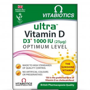 Vitabiotics Ultra Vitamin D3* 1000IU / 25Ug