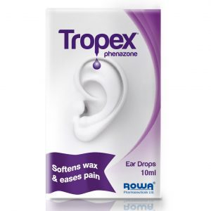 Tropex 5% Ear Drops Solution 10ml (Phenazone)