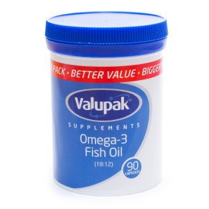 Valupak Omega 3 1000mg Fish Oil Caps 90
