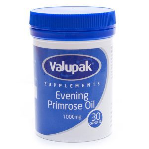 Valupak Evening Primrose Oil 1000mg 30