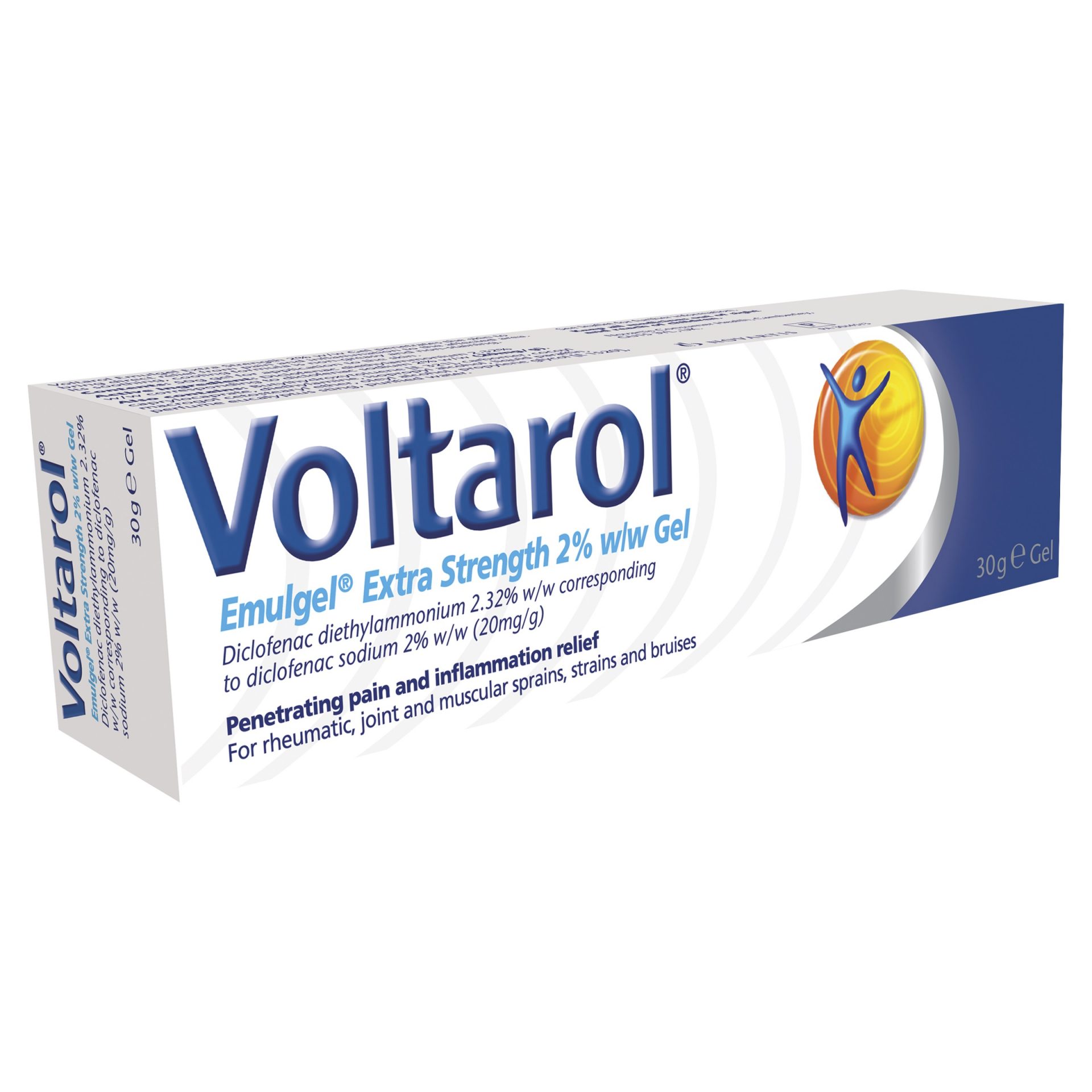 Voltarol Emulgel Extra Strength 2% Gel 30g (Diclofenac) - Pharmacy ...