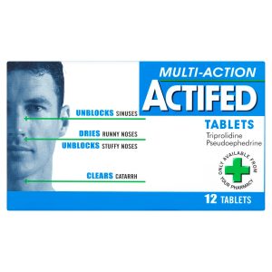 Actifed 60mg/2.5mg Tablets