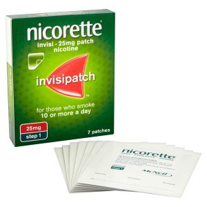 Nicorette Invisi Extra Strength 25mg/16 hours Transdermal Patch 7