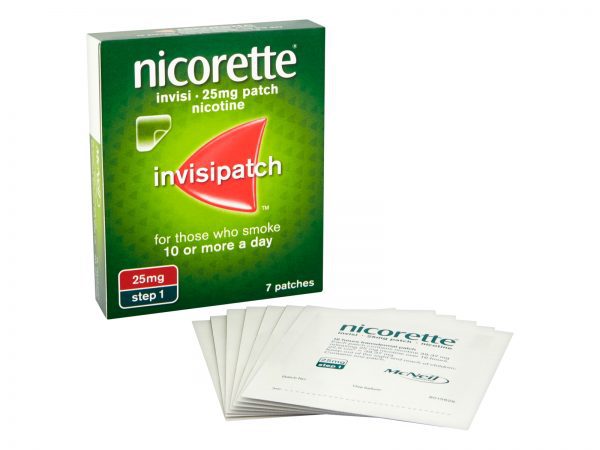 Nicorette Invisi Extra Strength 25mg/16 hours Transdermal Patch 7