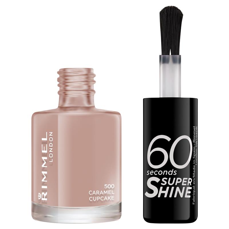 Rimmel 60 Seconds Super Shine Nail Polish Caramel Cupcake 500 - Ireland Rimmel 60 Seconds Super Shine Nail Polish Caramel Cupcake 500 - Ireland