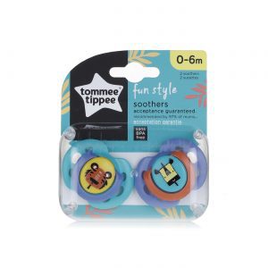 Tommee Tippee 0-6 Months Fun Style Soothers