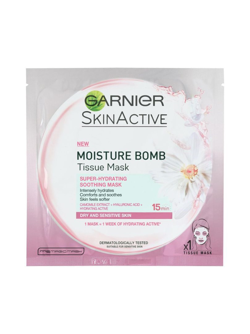 Garnier Skin Active Moisture Bomb Chamomile Tissue Face Mask - Pharmacy ...