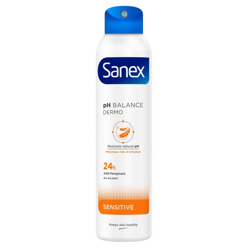 Generator modbydeligt parallel Sanex Anti-Perspirant Dermo Sensitive Deodorant Spray 250ml -  PharmacyAnseo.ie Ireland