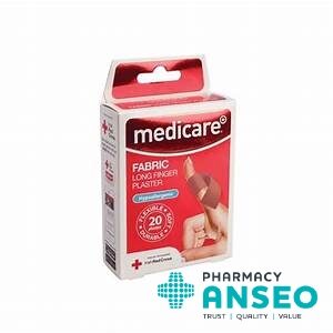 Medicare Fabric Long Finger Plasters
