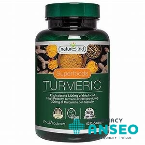 Natures Aid Turmeric 60 Capsules