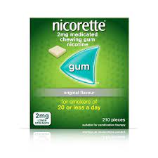 Nicorette 2mg Medicated Chewing Gum 210 Pieces