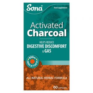 Sona Activated Charcoal 200mg Capsules
