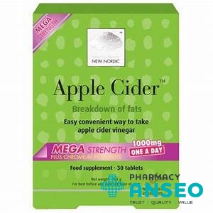 Apple Cider Mega Strength 1000Mg Tablets