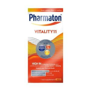 Pharmaton Vitality 11 Food Supplement Caplets - 30
