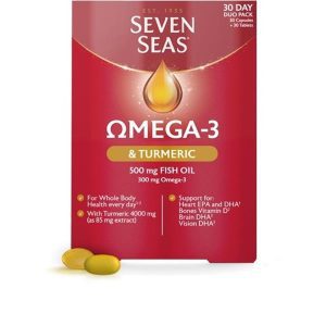 Seven Seas Omega 3 & Tumeric Tablets 30 Day