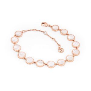 Tipperary Crystal Full Moon Bracelet - Rose Gold