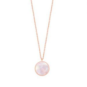 Tipperary Crystal Full Moon Pendant - Rose Gold