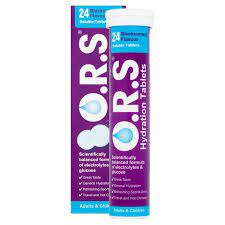 ORS Hydration Blackcurrant Flavour 24 Tablets