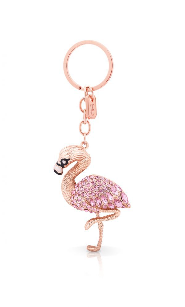 Tipperary Crystal Flamingo Keyring