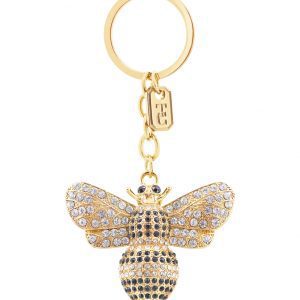 Tipperary Crystal Gold Bee Keyring