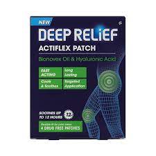 Deep Relief Actiflex Patch 4 Pack