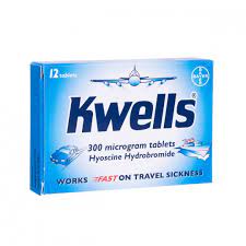 Kwells 300mg Motion Sickness 12 Tablets