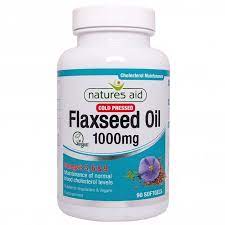 Natures Aid Flaxseed Oil 1000Mg 90 Pack