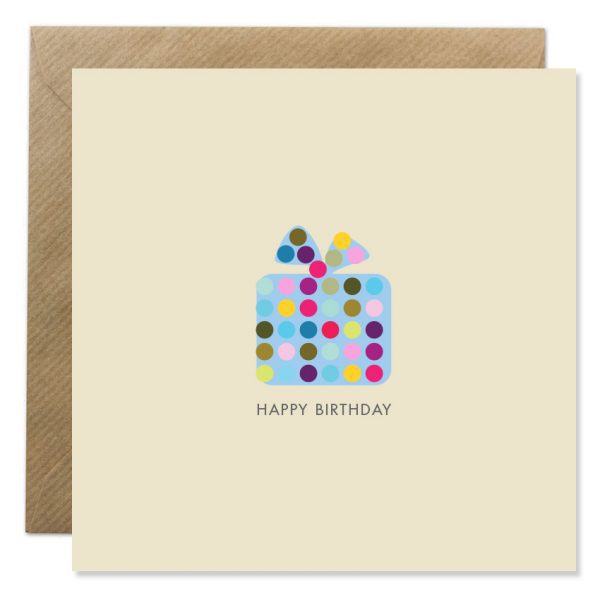 Bold Bunny Happy Birthday Present Card