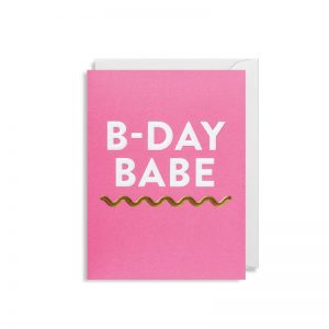 Cherished Mini Greeting Card - B-Day Babe