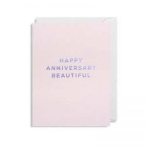 Cherished Mini Greeting Card - Happy Anniversary Beautiful