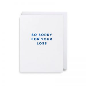 Cherished Mini Greeting Card - So Sorry For Your Loss