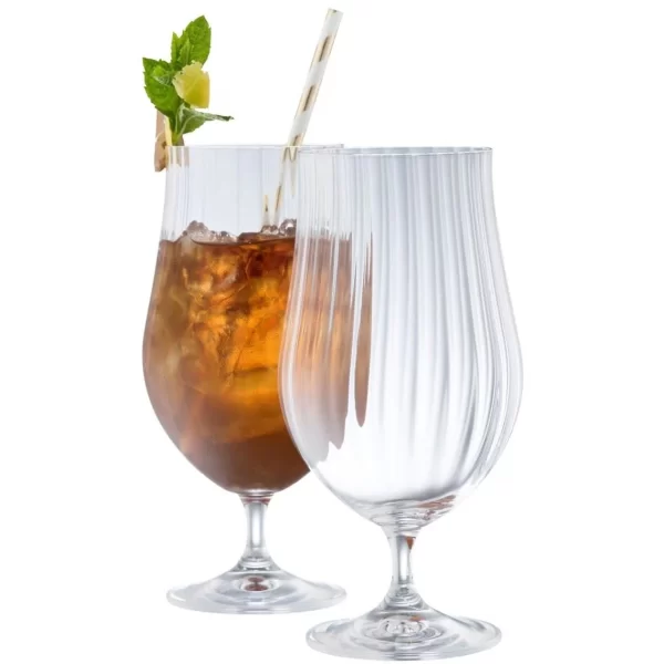 Galway Crystal Erne Craft Beer/Cocktail Pair of Glasses