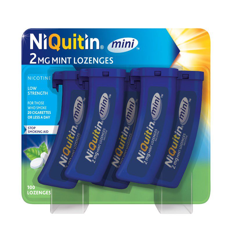 NIQUITIN Mini Mint Lozenge  2MG Expiry Date 10/25