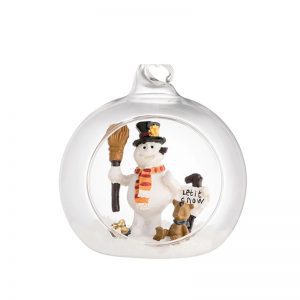 Galway Crystal Let it Snow Hanging Bauble Ornament