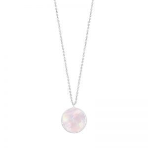 Tipperary Crystal Full Moon Pendant - Silver