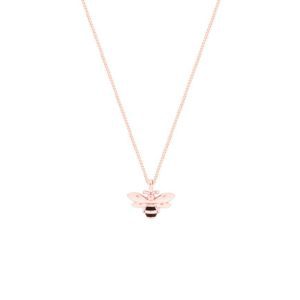 Tipperary Crystal Bee Rose Gold Pendant