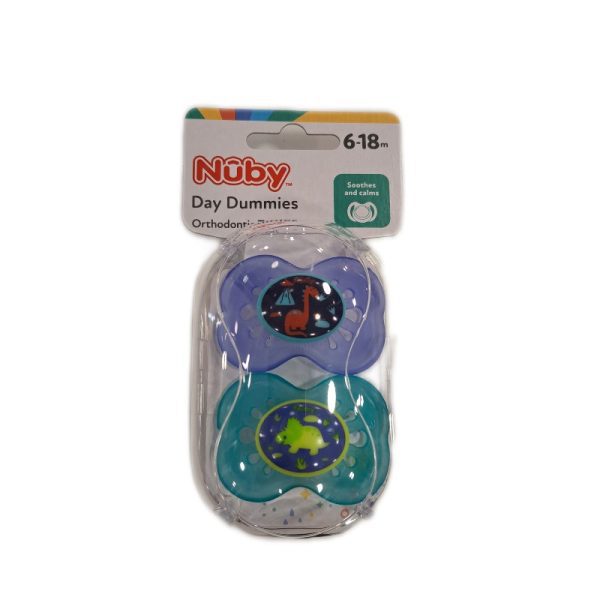 Nuby Daytime Soothers 6-18 Months