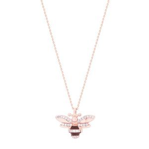 Tipperary Crystal Bee Rose Gold Inset Pendant
